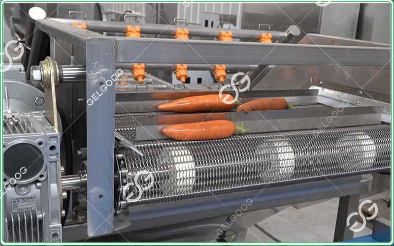 automatic carrot cleaning machine