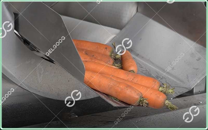 carrot cleaning machine