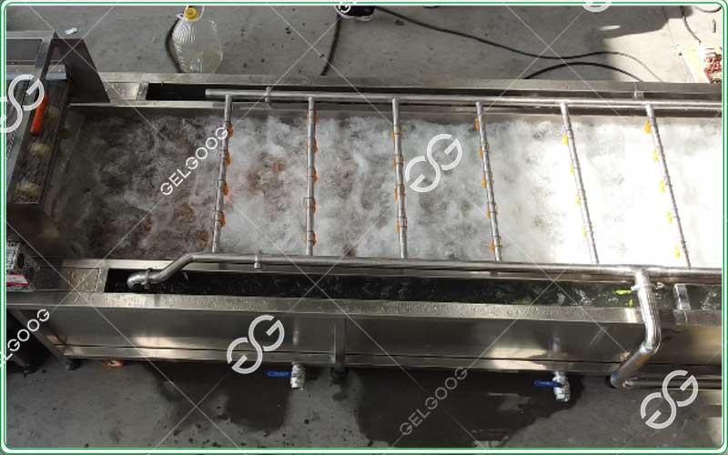 potatos sorting machine work