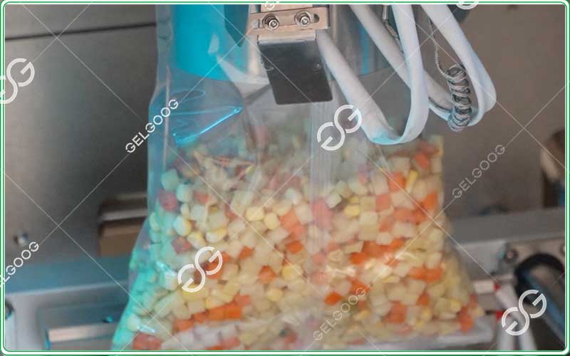 Máquina envasadora de verduras