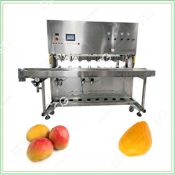 máquina lavadora y peladora de mangos