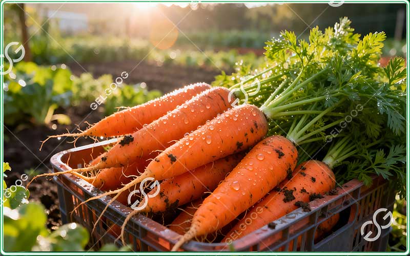 carrot cooling machine for vegetable processing